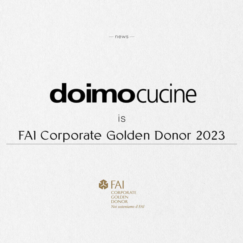 Doimo Cucine is a 2023 FAI Corporate Golden Donor