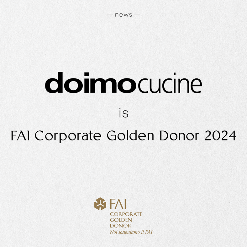 FAI Corporate Golden Donor: Doimo Cucine Is There!