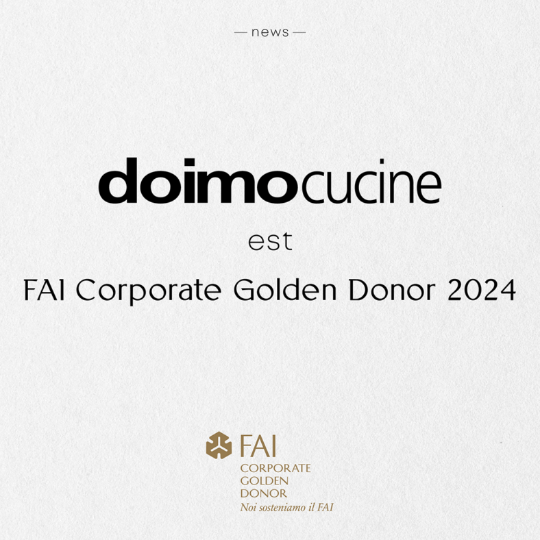Corporate Golden Donor du FAI : Doimo Cucine est présent